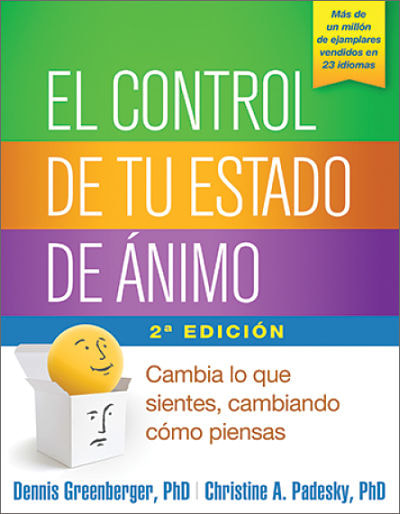 cover of spanish for north america translation of the second edition of mind over mood