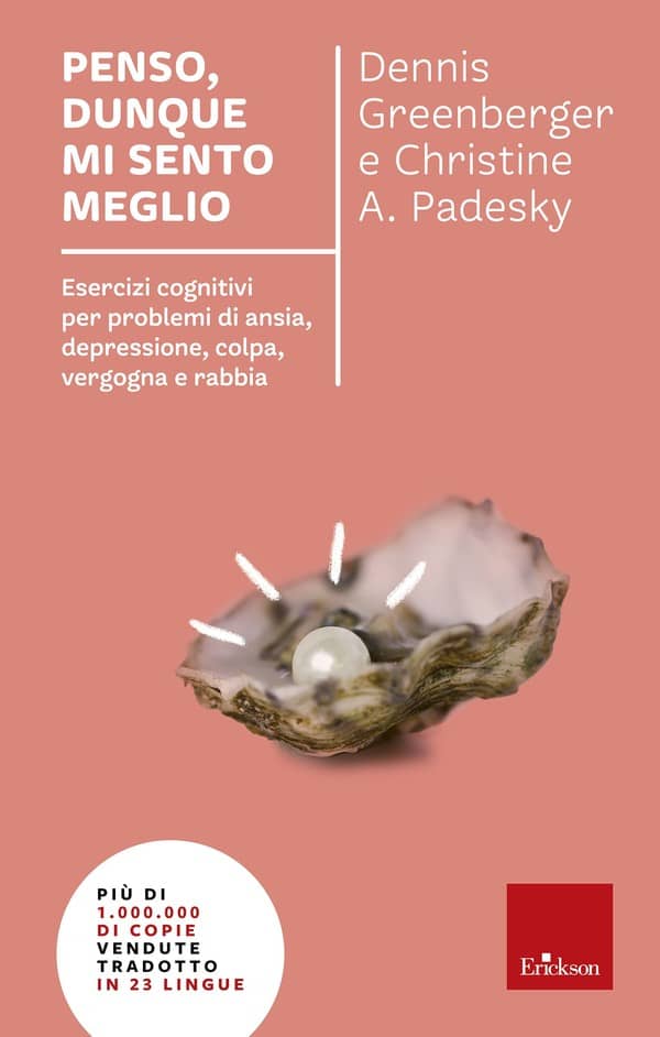 cover of italian translation of the second edition of mind over mood